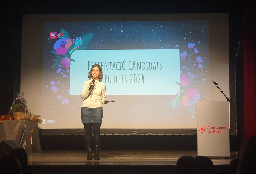 20241115-Prego_Festa_Major_Gurb_2024-Presentadora-Pubills-Gamificacio