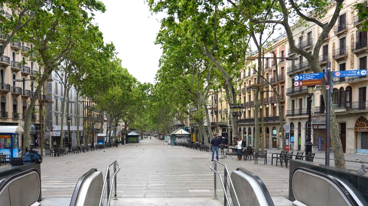 BETEVE-2020-Confinament_pandemia_Rambles_Barcelona_desertes